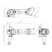 Аккумуляторная угловая шлифмашина Metabo W 18 L 9-125 (602247860)