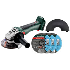 Аккумуляторная угловая шлифмашина Metabo W 18 L BL 9-125 Set (691224000)