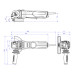 Угловая шлифмашина Metabo WEPBA 19-150 Q DS M-Brush (613117000)