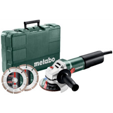 Угловая шлифмашина Metabo WEQ 1400-125 Set (600347510)