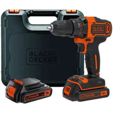 Аккумуляторная дрель-шуруповёрт Black&Decker BDCDD186KB