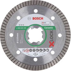 Алмазний диск Bosch Best for Ceramic Extra Clean Turbo X-LOCK 115x22.23 мм.