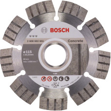 Алмазний диск Bosch Best for Concrete 115x22.23 мм.