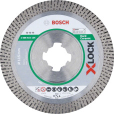 Алмазний диск Bosch Best for Hard Ceramic X-LOCK 115x22.23 мм.