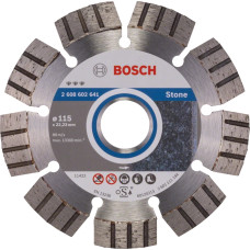 Алмазный диск Bosch Best for Stone 115x22.23 мм.