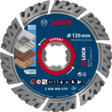 Алмазный диск Bosch EXPERT MultiMaterial X-LOCK 125x22.23 мм.