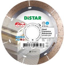 Алмазний диск Distar Hard Ceramics Advanced 1A1R 115x22.23 мм.