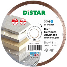 Алмазний диск Distar Hard Ceramics Advanced 1A1R 180x25.4 мм.