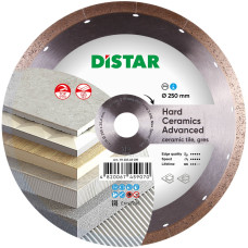 Алмазний диск Distar Hard Ceramics Advanced 1A1R 250x25.4 мм.