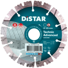 Алмазный диск Distar Technic Advanced 1A1RSS 125x22.23 мм.