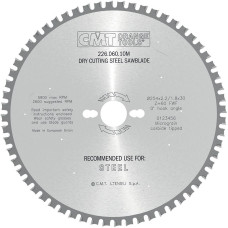 Пильный диск CMT Dry Cutting Steel Sawblade 226 254x30x60 мм. (226.060.10M)