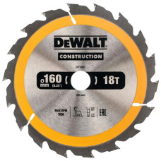 Пильный диск DeWALT Construction DT1931 160x20x18 мм.