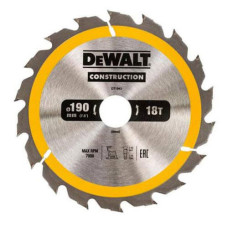 Пильный диск DeWALT Construction DT1943 190x30x18 мм.