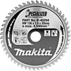 Пиляльний диск Makita Specialized B-40294 136x20x50 мм.