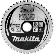 Пиляльний диск Makita Specialized Efficut B-69272 136x20x45 мм.