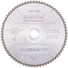 Пиляльний диск Metabo Aluminium cut Professional 254x30x72 мм. (628447000)