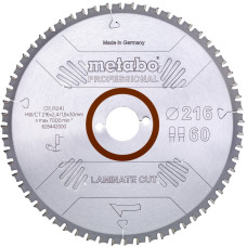 Пиляльний диск Metabo Laminate cut Professional 216x30x60 мм. (628442000)