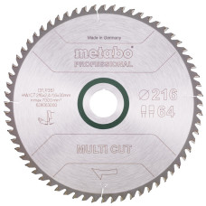 Пиляльний диск Metabo Multi cut Professional 216x30x64 мм. (628063000)