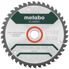 Пиляльний диск Metabo Precision cut Wood Classic 165x20x42 мм. (628026000)