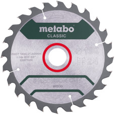 Пиляльний диск Metabo Precision cut Wood Classic 190x30x24 мм. (628676000)