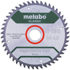 Пильный диск Metabo Precision cut Wood Classic 190x30x48 мм. (628283000)