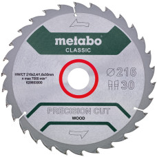 Пиляльний диск Metabo Precision cut Wood Classic 216x30x30 мм. (628653000)