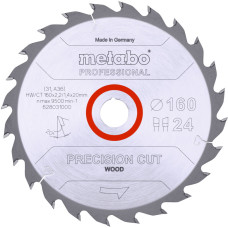 Пиляльний диск Metabo Precision cut Wood Professional 160x20x20 мм. (628031000)