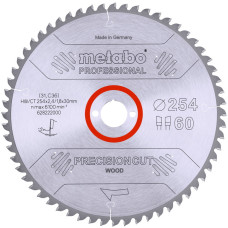 Пильный диск Metabo Precision cut Wood Professional 254x30x60 мм. (628222000)