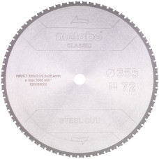 Пильный диск Metabo Steel cut Classic 355x25.4x72 мм. (628669000)