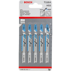 Пилочка для лобзика Bosch Basic for Metal T118A (5 шт.)