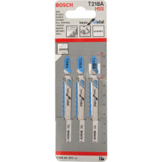 Пилочка для лобзика Bosch Basic for Metal T218A (3 шт.)