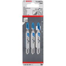 Пилочка для лобзика Bosch Basic for Stainless Steel T118EFS (3 шт.)