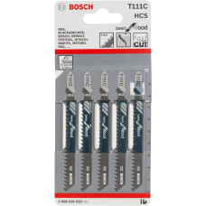 Пилочка для лобзика Bosch Basic for Wood T111C (5 шт.)