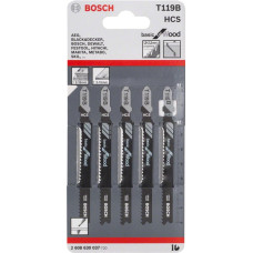 Пилочка для лобзика Bosch Basic for Wood T119B (5 шт.)