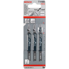 Пилочка для лобзика Bosch Basic for Wood T119B (3 шт.)