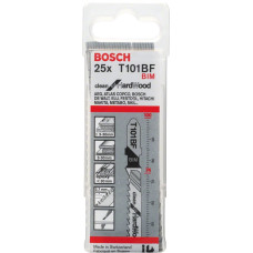 Пилочка для лобзика Bosch Clean for Hard Wood T101BF (25 шт.)