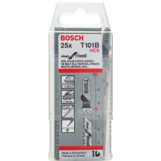 Пилочка для лобзика Bosch Clean for Wood T101B (25 шт.)