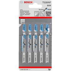 Пилочка для лобзика Bosch Flexible for Metal T118AF (5 шт.)