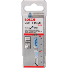 Пилочка для лобзика Bosch Flexible for Metal T118AF (25 шт.)