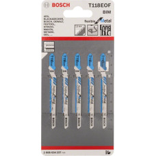 Пилочка для лобзика Bosch Flexible for Metal T118EOF (5 шт.)