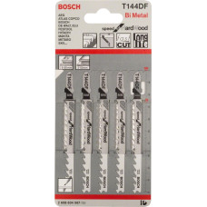 Пилочка для лобзика Bosch Speed for Hard Wood T144DF (5 шт.)