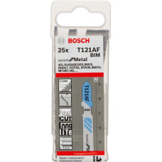 Пилочка для лобзика Bosch Speed for Metal T121AF (25 шт.)