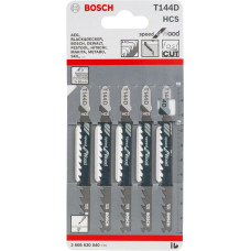 Пилочка для лобзика Bosch Speed for Wood T144D (5 шт.)