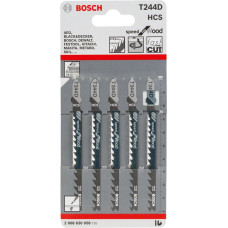 Пилочка для лобзика Bosch Speed for Wood T244D (5 шт.)