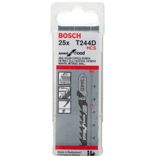 Пилочка для лобзика Bosch Speed for Wood T244D (25 шт.)