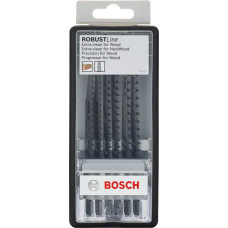 Набір пилочок для лобзика Bosch Wood Expert Robust Line (6 шт.)