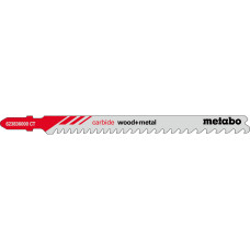 Пилочка для лобзика Metabo Carbide Wood and Metal T 367 XHM, 3 шт. (623836000)