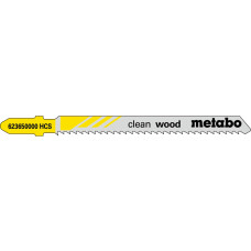 Пилочка для лобзика Metabo Clean Wood T 101 BR, 5 шт. (623650000)