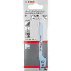 Пильное полотно Bosch Flexible for Metal S422BF (5 шт.)