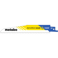 Пильное полотно Metabo Demolition Wood and Metal 150 мм, 6 TPI, 1 шт.